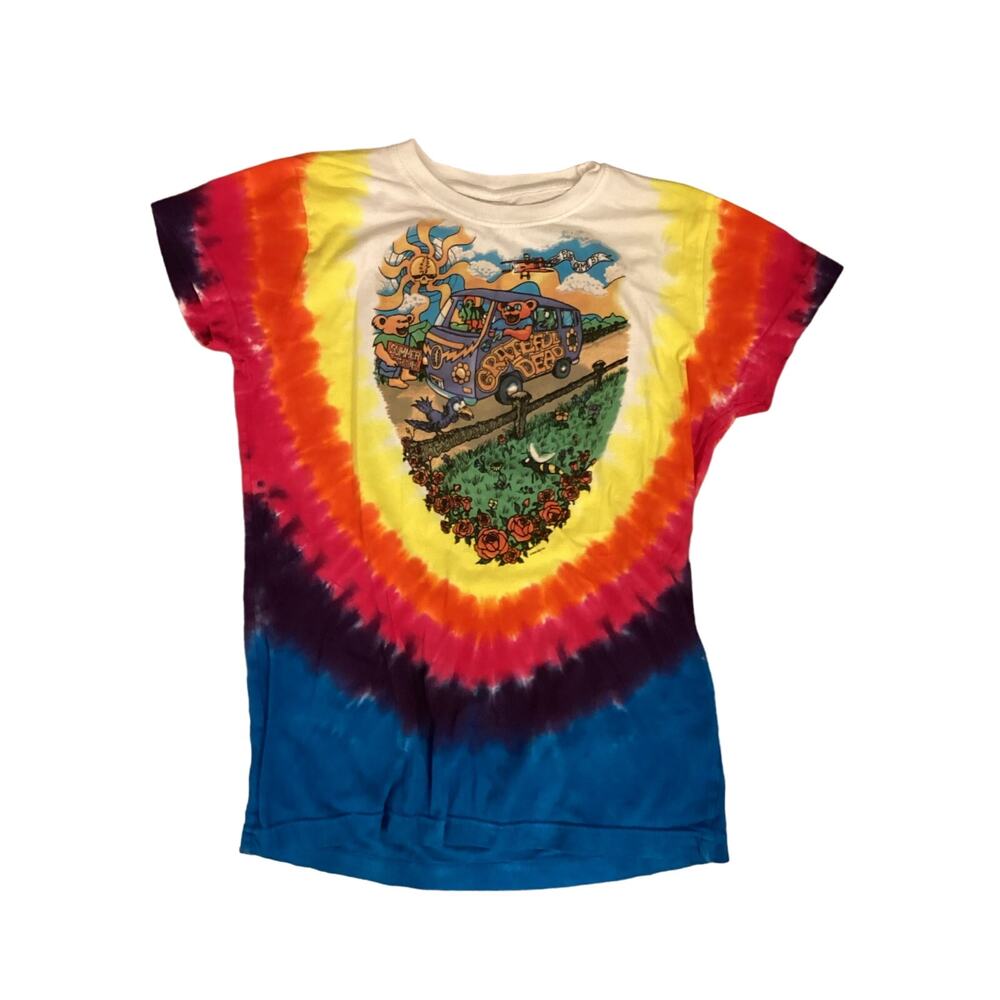 Band - Liquid Blue Grateful Dead Bears Tie Dye Tee